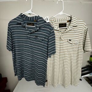 Howler Bros Rachero Jacquard Polos - 2 shirts